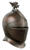 Bronze casque