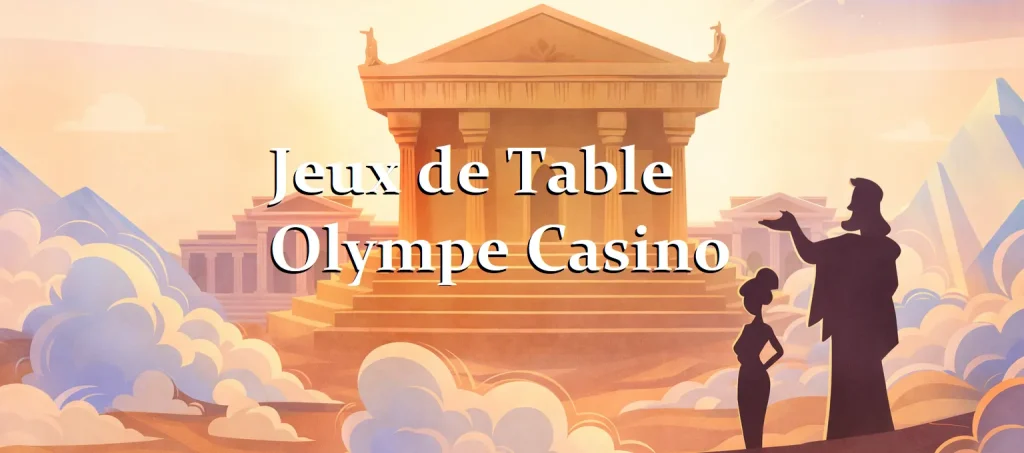 Jeux de Table Olympe Casino